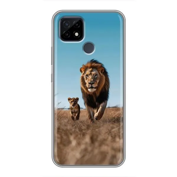 Чехол с принтом «Мусафа и Симба» для Realme C21