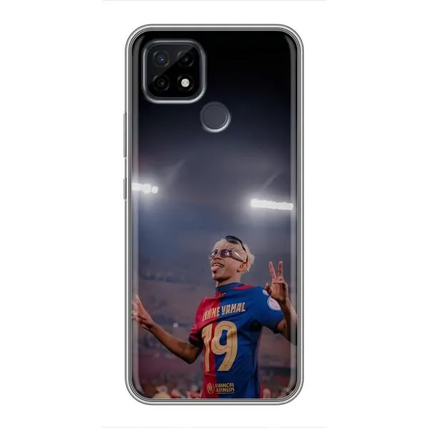 Чехол с принтом «Ямаль на стадионе» для Realme C21