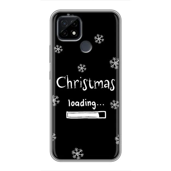 Чехол с принтом «Christmas loading» для Realme C21