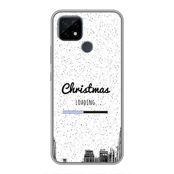 Чехол с принтом «Рождество загружается» для Realme C21