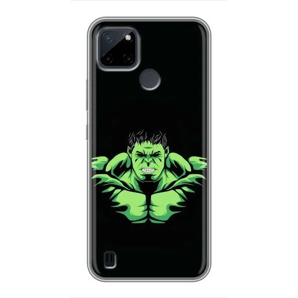 Чехол с принтом «Зелёный Халк» для Realme C21Y