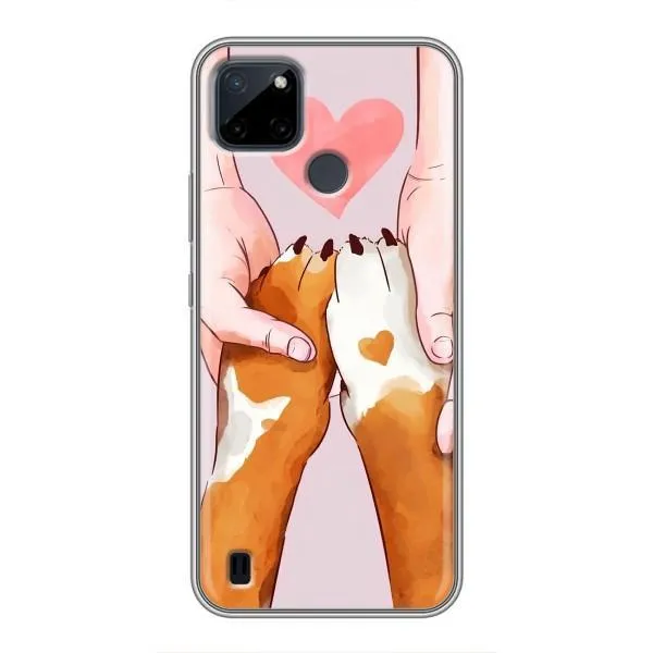 Чехол с принтом «Любовь к собакам» для Realme C21Y