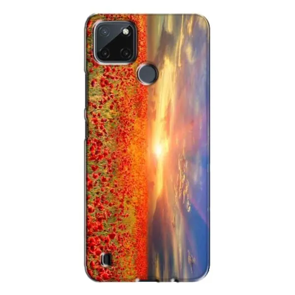 Чехол с принтом «Поле тюльпанов» для Realme C21Y