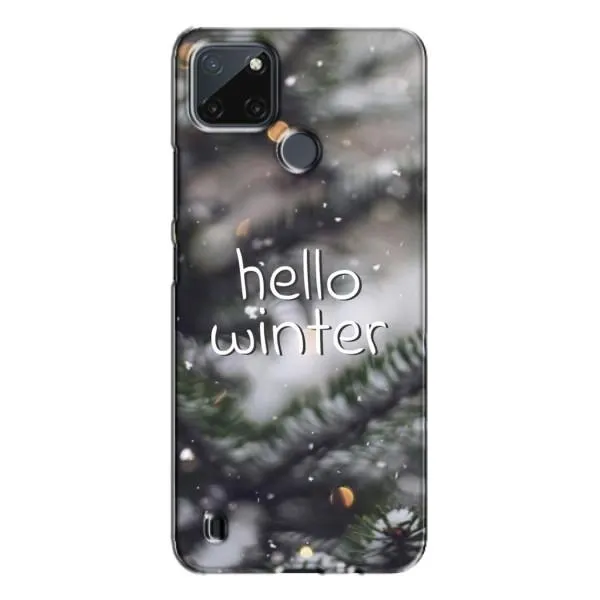 Чехол с принтом «Hello winter» для Realme C21Y