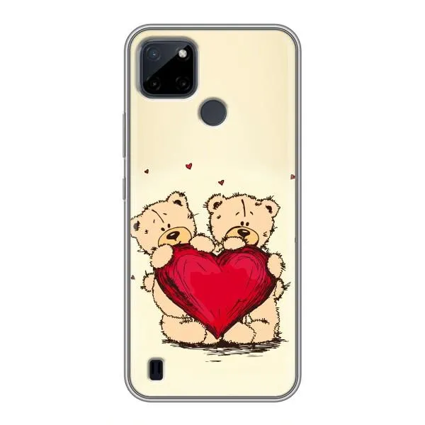 Чехол с принтом «Медвежонки» для Realme C25Y