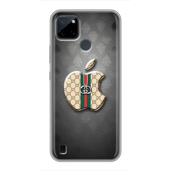 Чехол с принтом «Apple gucci» для Realme C25Y