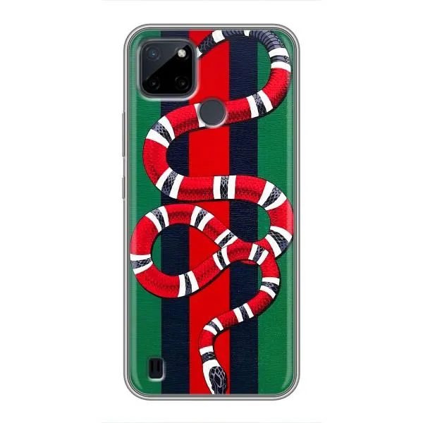 Чехол с принтом «Gucci змия» для Realme C25Y