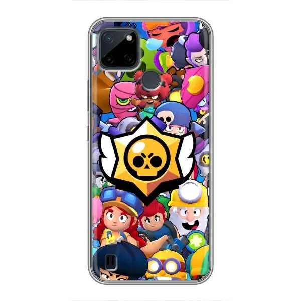 Чохол з принтом «Лого Brawl Stars» для Realme C25Y