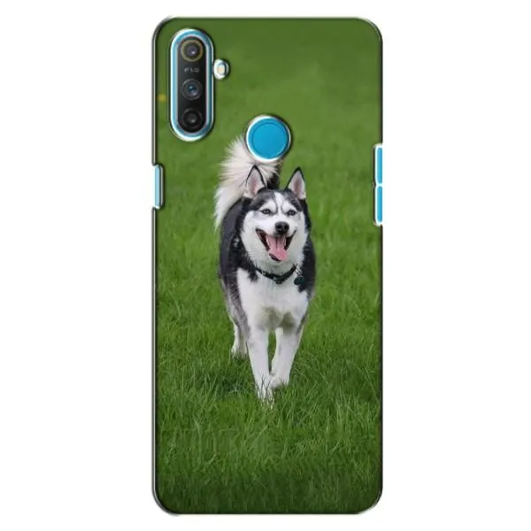 Чехол с принтом «Радостный Хаски» для Realme C3