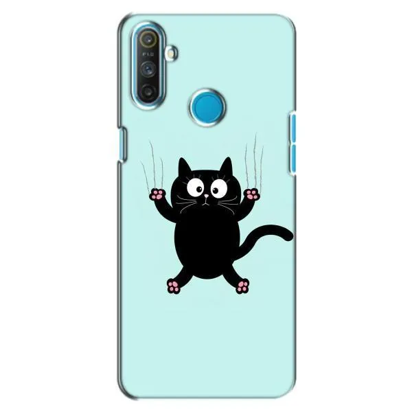 Чехол с принтом «Падающий кот» для Realme C3