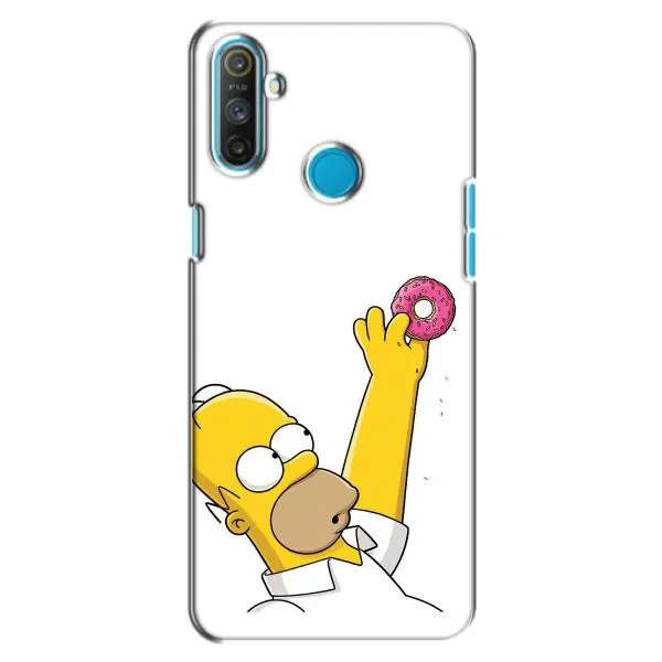 Чехол с принтом «Гомер с пончиком» для Realme C3
