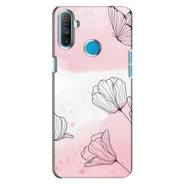 Чохол з принтом «Рожеві квіти» для Realme C3 Чохол з принтом «Рожеві квіти» для Realme C3