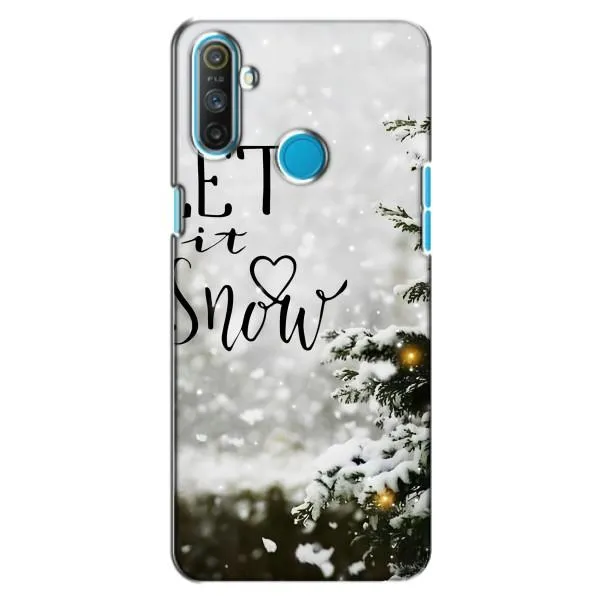 Чехол с принтом «Let it snow» для Realme C3