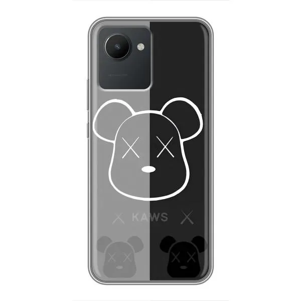 Чехол с принтом «БеарБрик глаза» для Realme C30