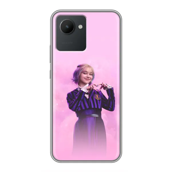 Чехол с принтом «Яркая Энид Уэнздей» для Realme C30