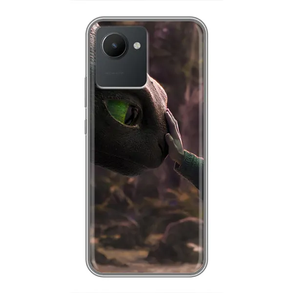 Чехол с принтом «Сцена с драконом» для Realme C30