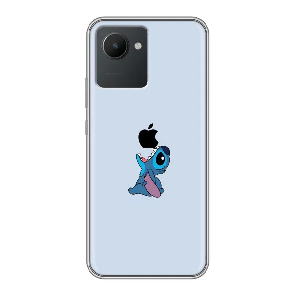 Чехол с принтом «Stitch apple» для Realme C30 Чехол с принтом «Stitch apple» для Realme C30