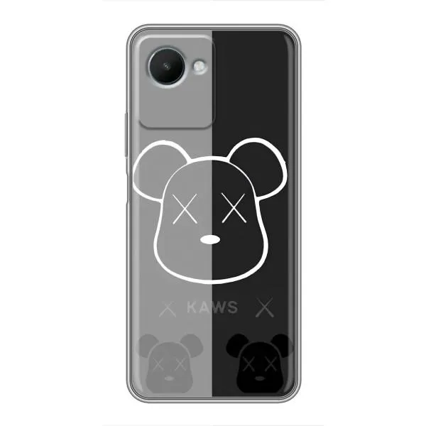 Чехол с принтом «БеарБрик глаза» для Realme C30s