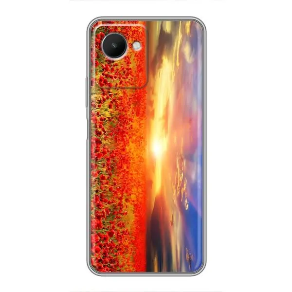 Чохол з принтом «Поле тюльпанів» для Realme C30s