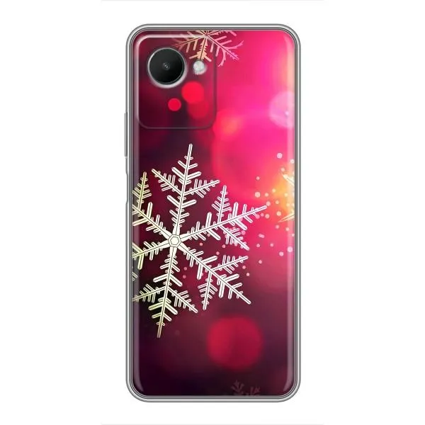 Чехол с принтом «Снежинка» для Realme C30s