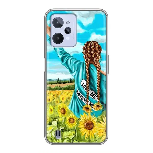 Чехол с принтом «Украиночка» для Realme C31