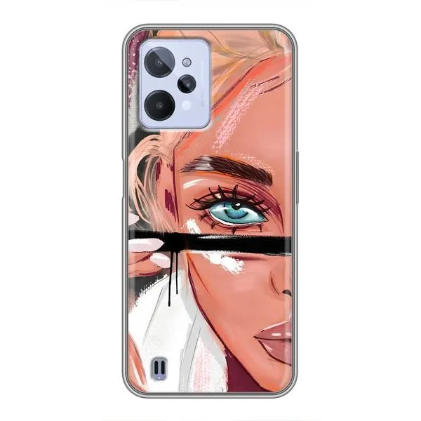 Чехол с принтом «Макияж» для Realme C31
