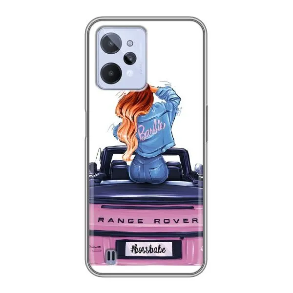 Чехол с принтом «На машине» для Realme C31