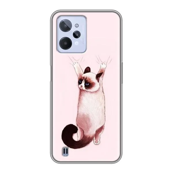 Чохол з принтом «Котик падає» для Realme C31