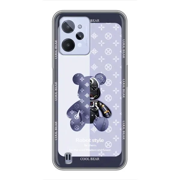 Чехол с принтом «Медвежонок LV» для Realme C31 Чехол с принтом «Медвежонок LV» для Realme C31