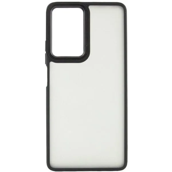 Чехол TPU+PC Lyon Frosted для Realme C33 — Черный — фото 2