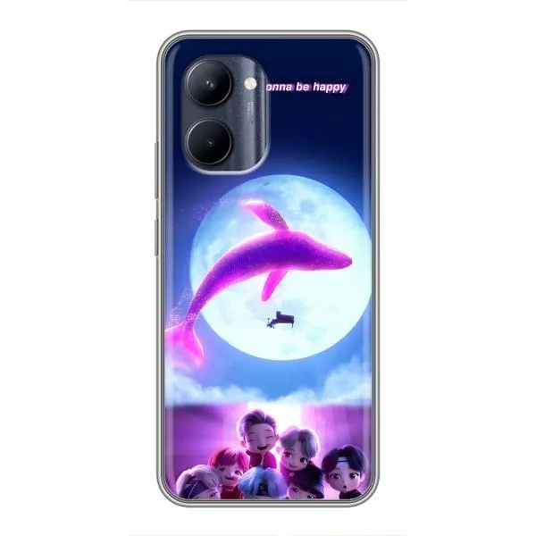 Чехол с принтом «КИТ BTS» для Realme C33 Чехол с принтом «КИТ BTS» для Realme C33