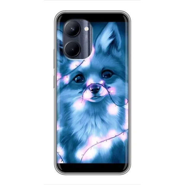 Чехол с принтом «Яркая лисичка» для Realme C33
