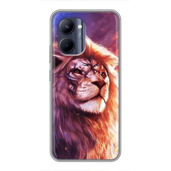 Чехол с принтом «Красочный Лев» для Realme C33 Чехол с принтом «Красочный Лев» для Realme C33