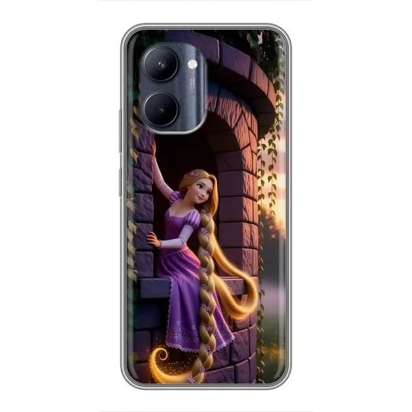 Чехол с принтом «Рапунцель на башне» для Realme C33 Чехол с принтом «Рапунцель на башне» для Realme C33