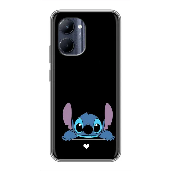 Чехол с принтом «Стич на черном» для Realme C33