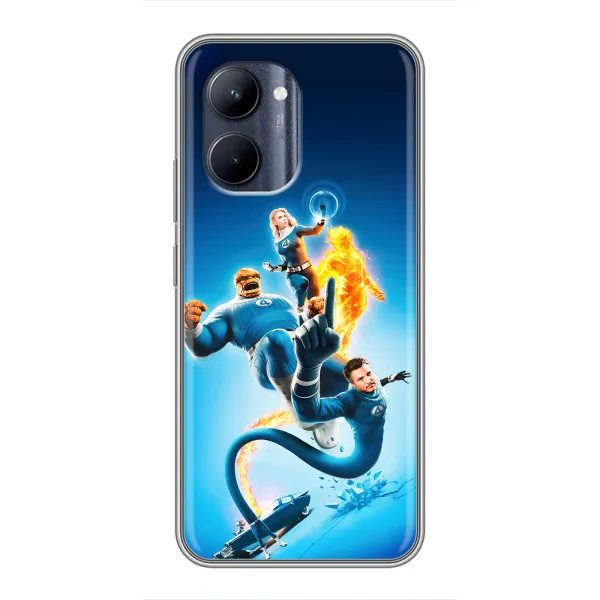 Чехол с принтом «Герои Фантастическая Четверка» для Realme C33