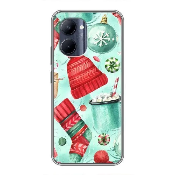 Чехол с принтом «Одежда НГ» для Realme C33