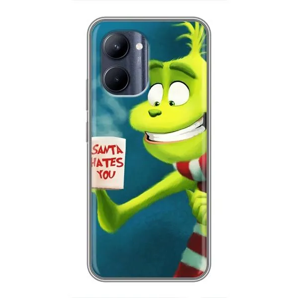 Чехол с принтом «Зеленый Гринч» для Realme C33
