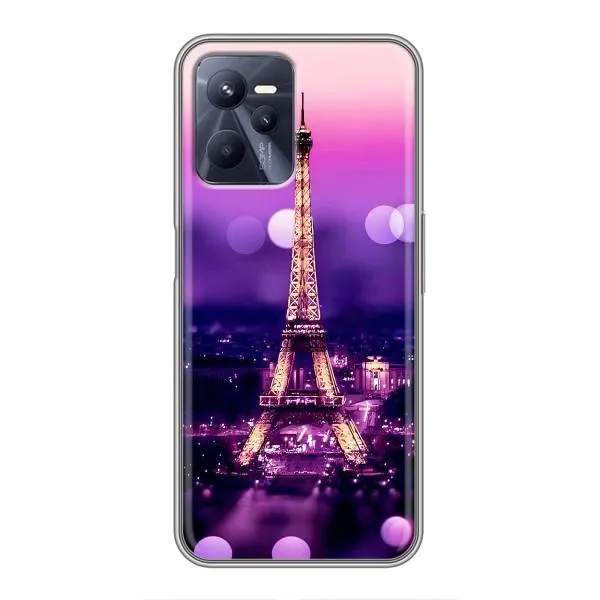 Чехол с принтом «Париж Башня» для Realme C35