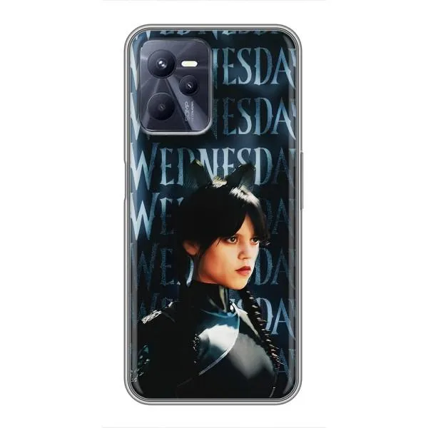 Чехол с принтом «Уэнздей кошка» для Realme C35 Чехол с принтом «Уэнздей кошка» для Realme C35