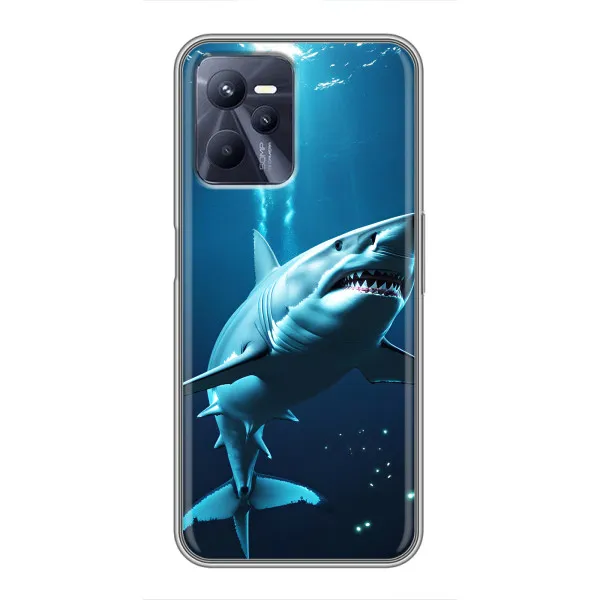 Чехол с принтом «Акула под водой» для Realme C35