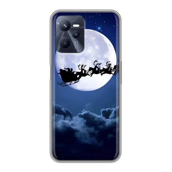Чехол с принтом «Санта - луна» для Realme C35