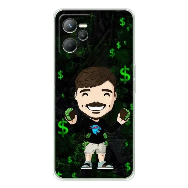 Чехол с принтом «Блогер Beast» для Realme C36