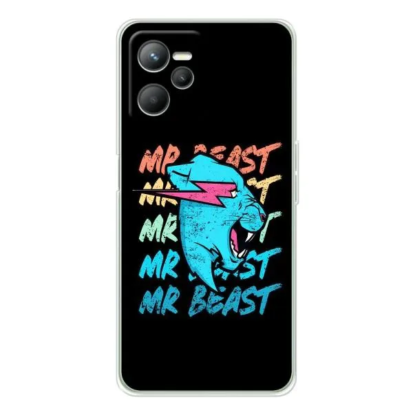 Чехол с принтом «logo Mr beast» для Realme C36