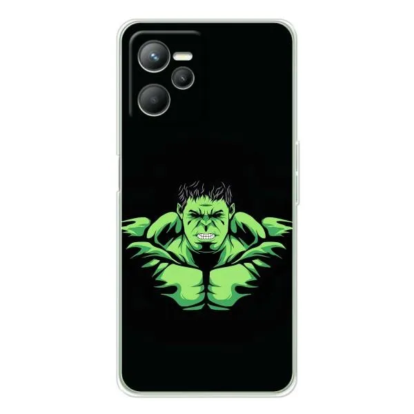 Чехол с принтом «Зелёный Халк» для Realme C36
