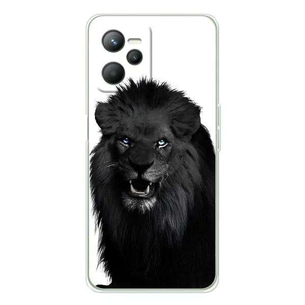 Чехол с принтом «Черный ЛЕВ» для Realme C36