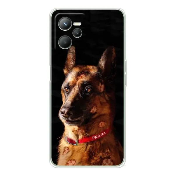 Чехол с принтом «Овчарка» для Realme C36