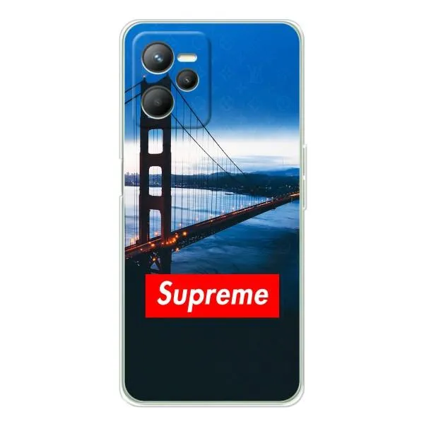 Чохол з принтом «Стиль Supreme» для Realme C36