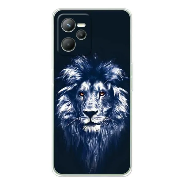 Чехол с принтом «Синий Лев» для Realme C36