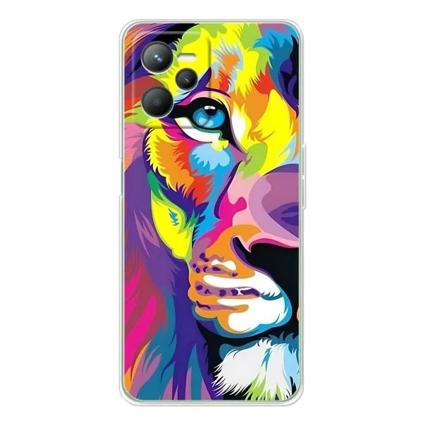 Чехол с принтом «Яркий Лев» для Realme C36